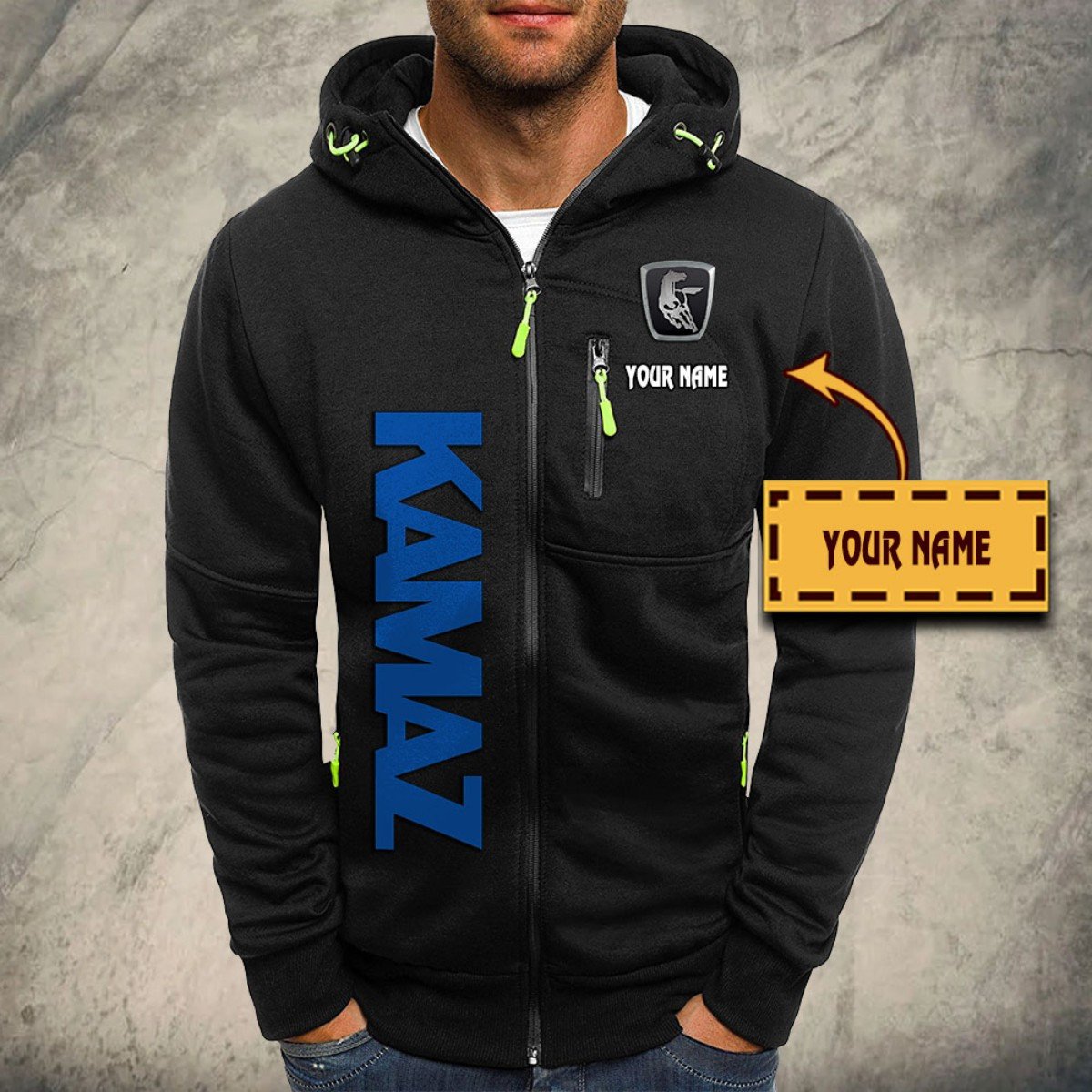 Kamaz Kapuzensweatjacke – Bild 2