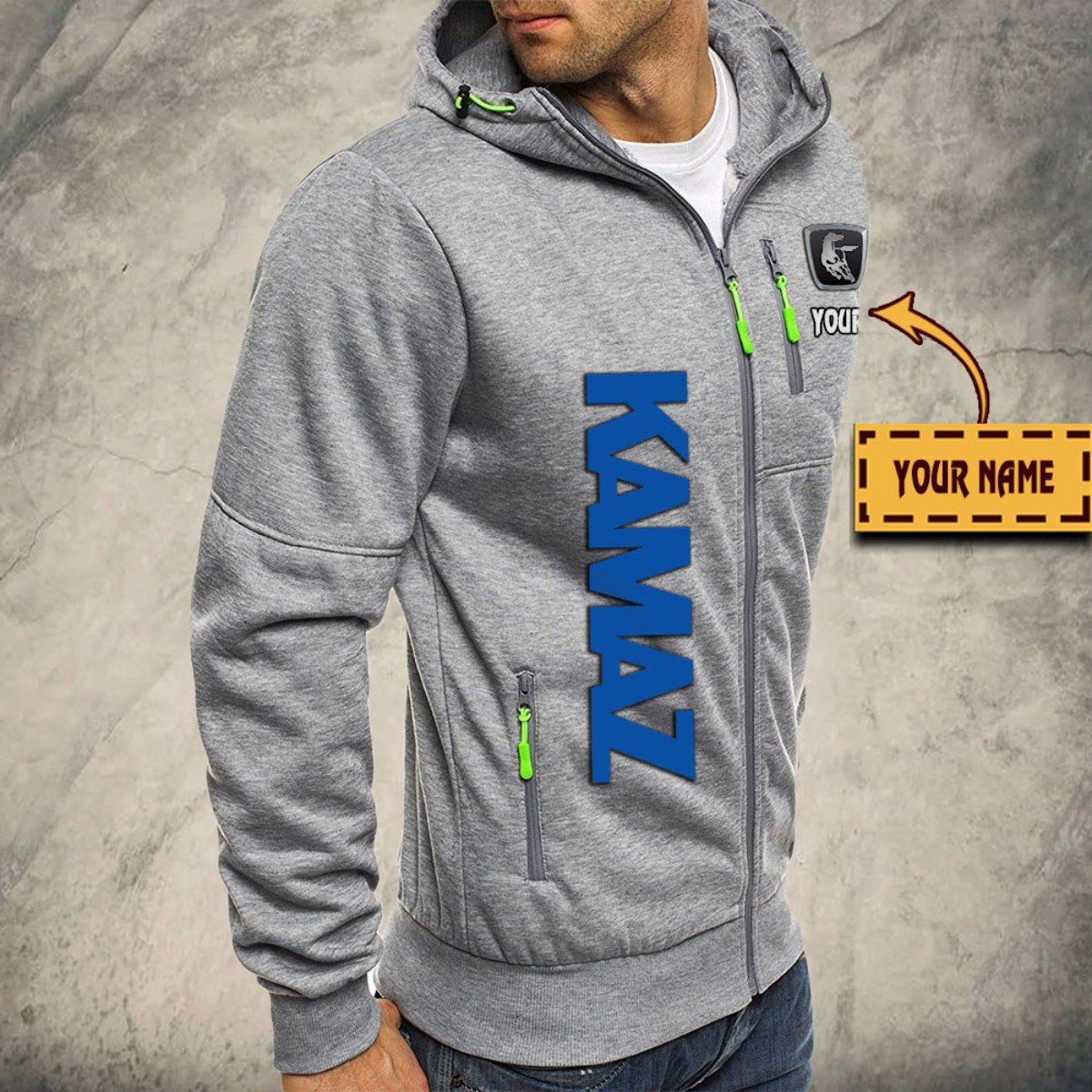 Kamaz Kapuzensweatjacke – Bild 6