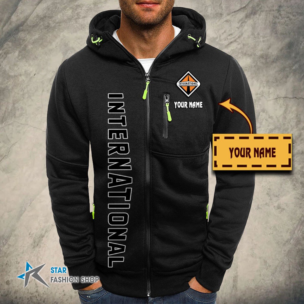 International Kapuzensweatjacke – Bild 2