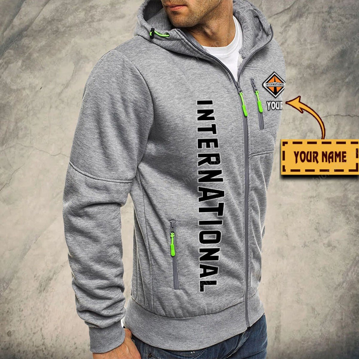 International Kapuzensweatjacke – Bild 6