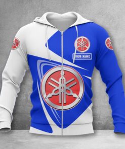 Yamaha Blue Zip Hoodie