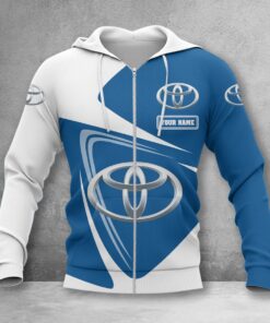 Toyota Blue Zip Hoodie