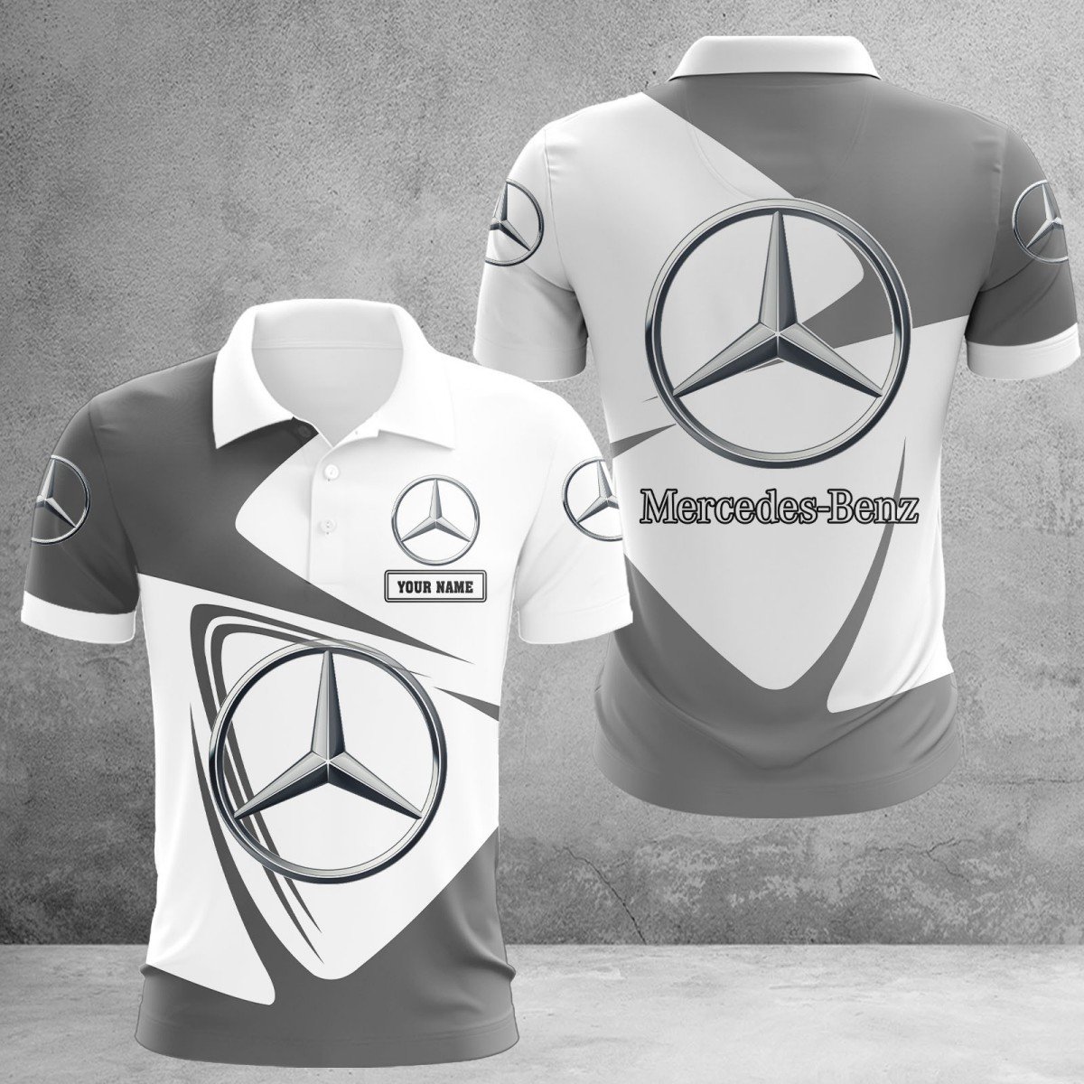 Mercedes-Benz White Poloshirt