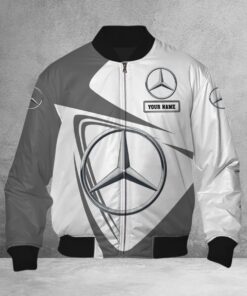 Mercedes-Benz White Bomberjacke