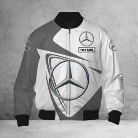 Mercedes-Benz White Bomberjacke