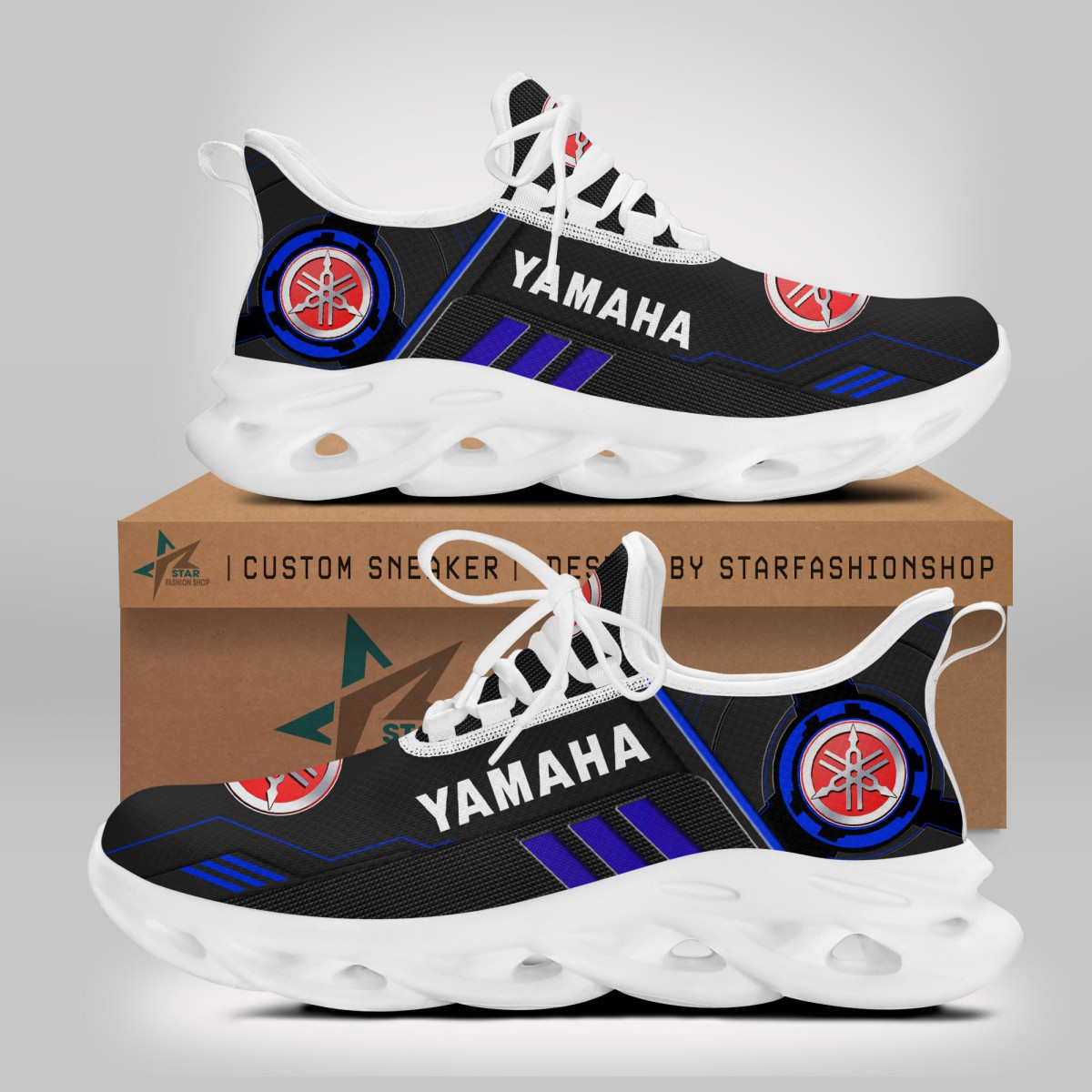 Yamaha Blue Schuhe