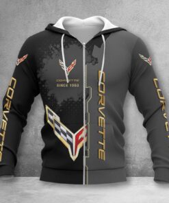Chevrolet Corvette Zip Hoodie