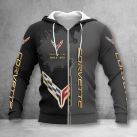 Chevrolet Corvette Zip Hoodie