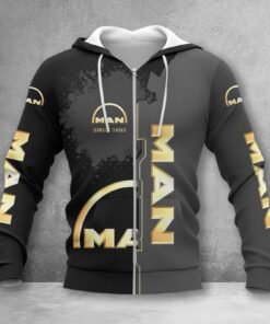 MAN Truck Zip Hoodie
