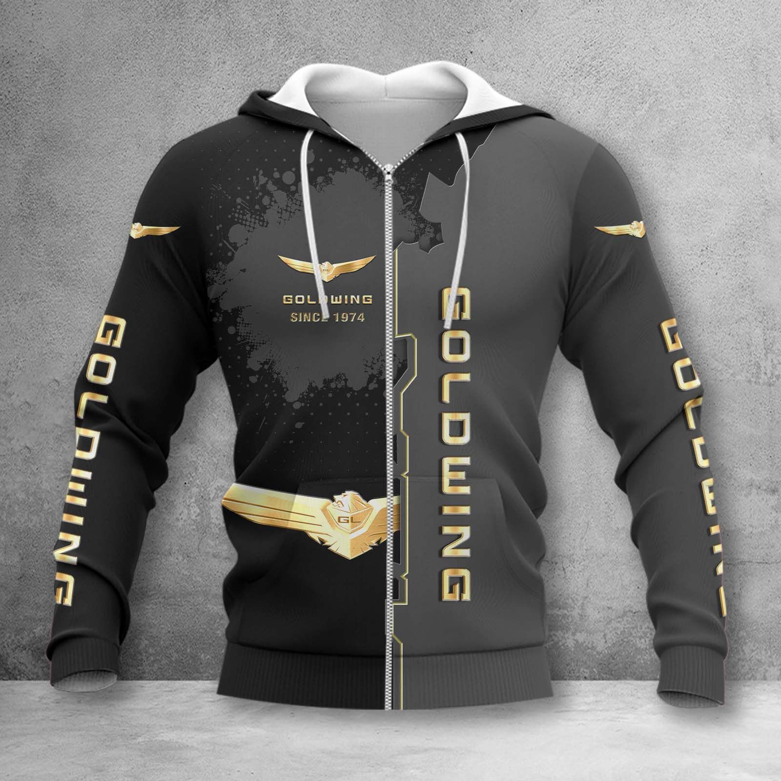 Honda Gold Wing Zip Hoodie