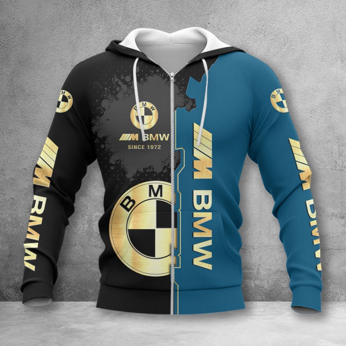 BMW M Car Zip Hoodie