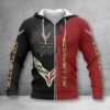 Chevrolet Corvette Zip Hoodie