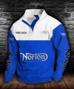 Alternative view of Norton Motorcycles Stehkragen-Sweatshirt
