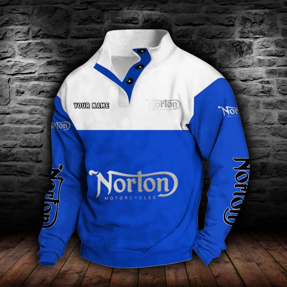 Norton Motorcycles Stehkragen-Sweatshirt – Bild 2