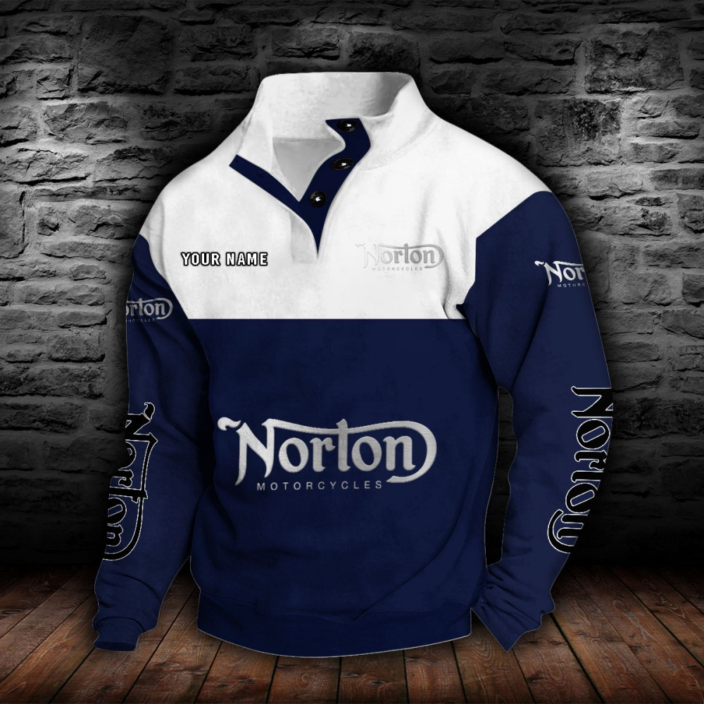 Norton Motorcycles Stehkragen-Sweatshirt – Bild 6
