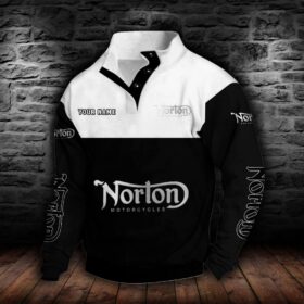 Norton Motorcycles Stehkragen-Sweatshirt