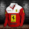 Ferrari Stehkragen-Sweatshirt
