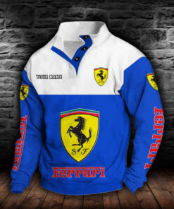 Alternative view of Ferrari Stehkragen-Sweatshirt
