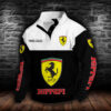 Ferrari Stehkragen-Sweatshirt