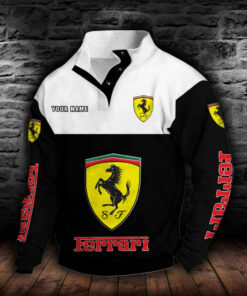 Ferrari Stehkragen-Sweatshirt