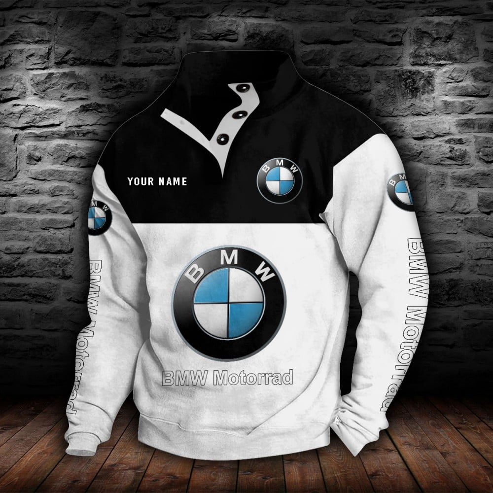 BMW Motorrad Stehkragen-Sweatshirt – Bild 8