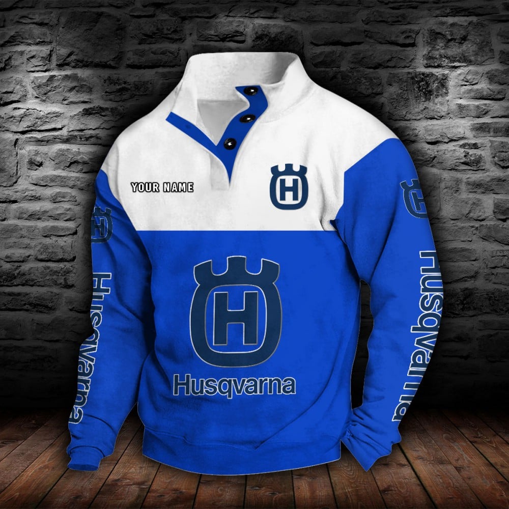 Husqvarna Motorcycles Stehkragen-Sweatshirt – Bild 3