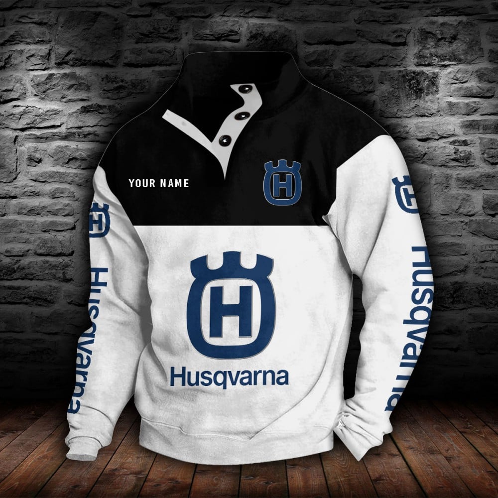 Husqvarna Motorcycles Stehkragen-Sweatshirt – Bild 8