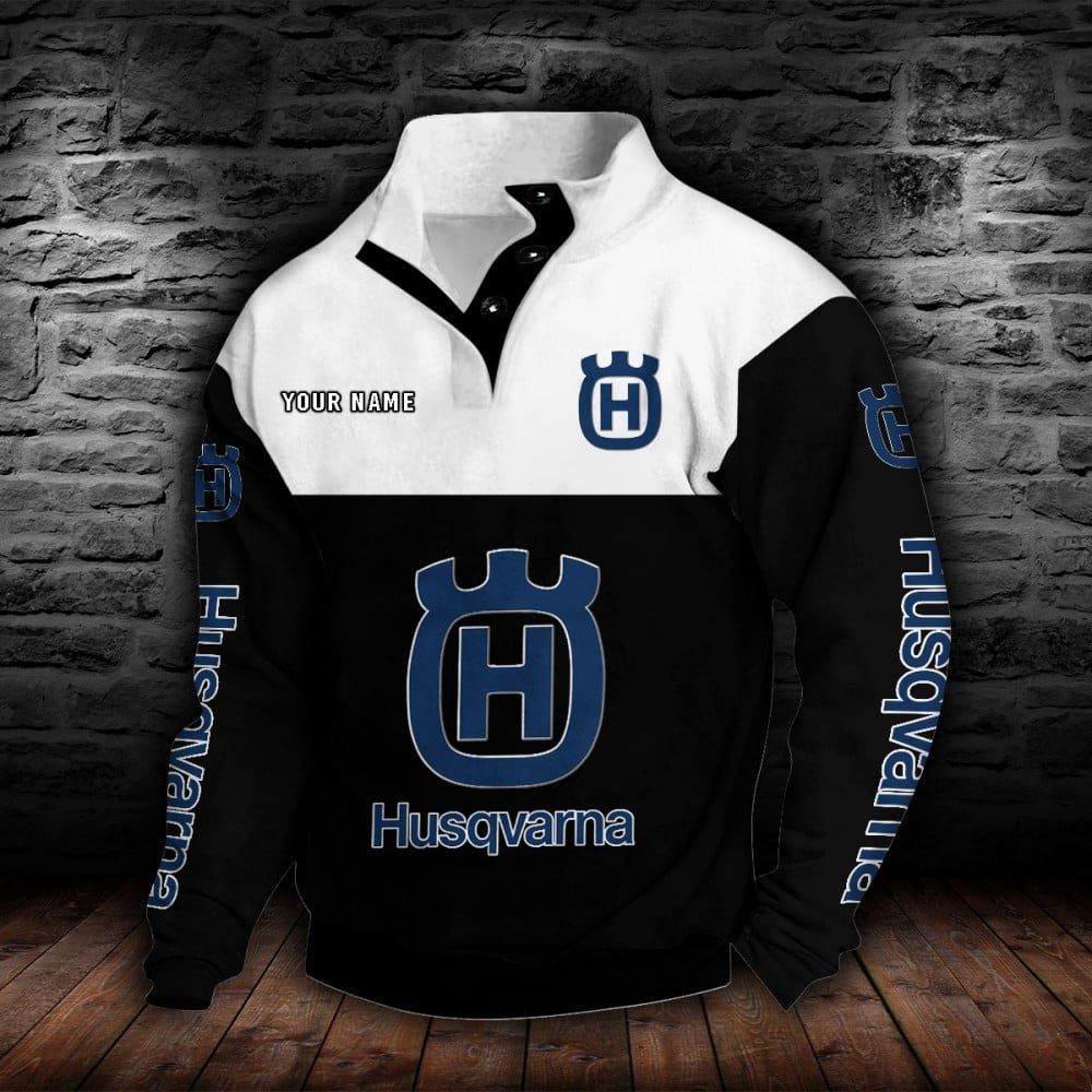 Husqvarna Motorcycles Stehkragen-Sweatshirt – Bild 2