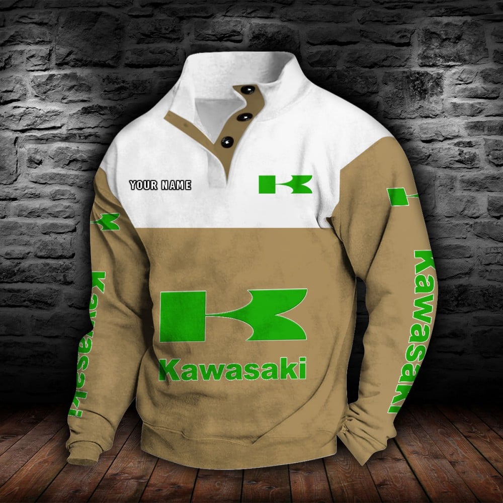 Kawasaki Stehkragen-Sweatshirt – Bild 5