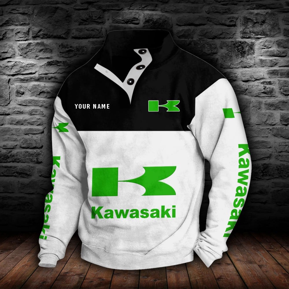 Kawasaki Stehkragen-Sweatshirt – Bild 8