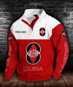 Gilera Motorcycles Stehkragen-Sweatshirt