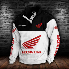 Honda Motorcycle Stehkragen-Sweatshirt