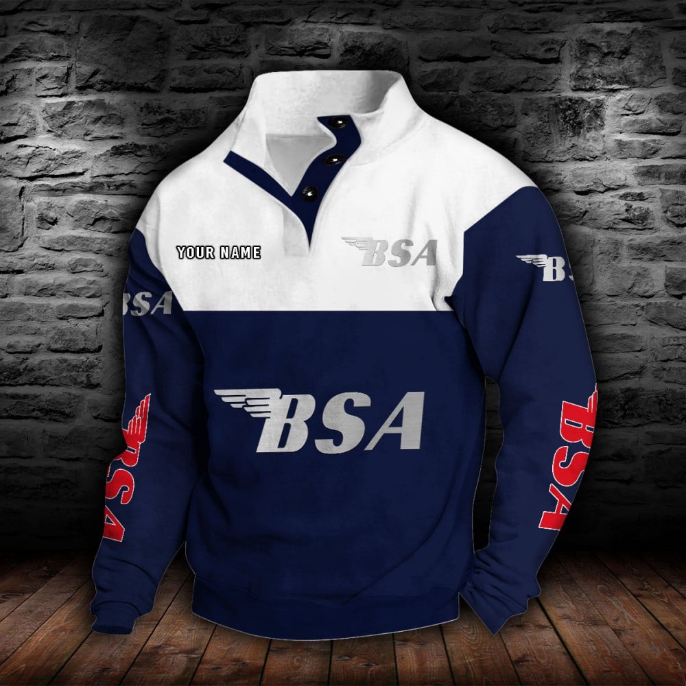 BSA Motorcycles Stehkragen-Sweatshirt – Bild 7