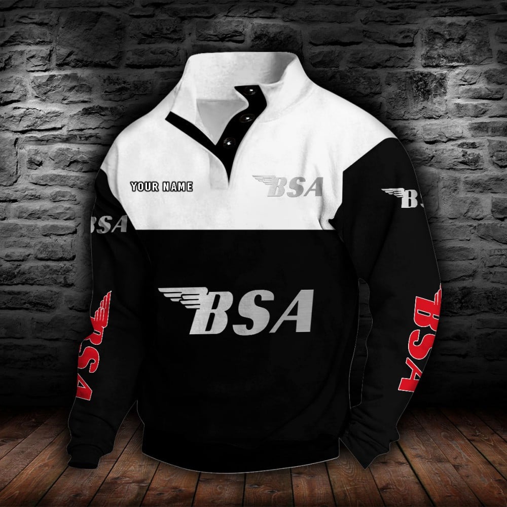 BSA Motorcycles Stehkragen-Sweatshirt – Bild 2