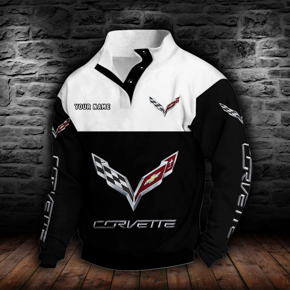 Corvette C7 Stehkragen-Sweatshirt – Bild 2
