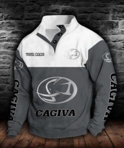 Cagiva Motorcycles Stehkragen-Sweatshirt