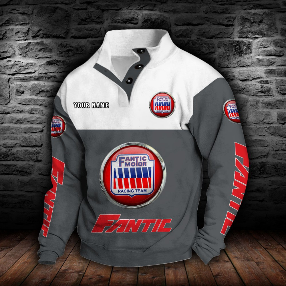 Fantic Motorcycles Stehkragen-Sweatshirt – Bild 5