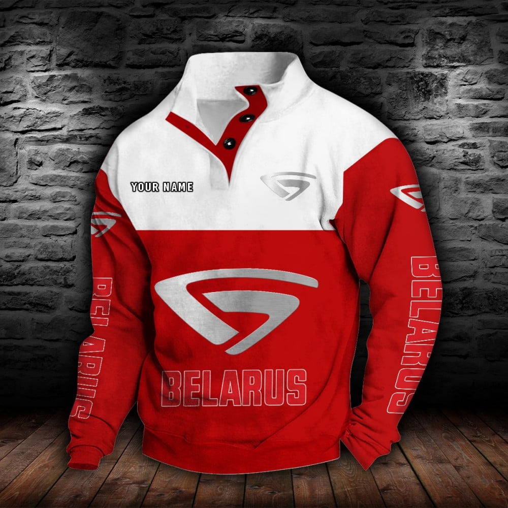 Belarus Stehkragen-Sweatshirt