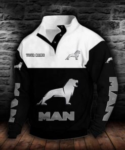 Alternative view of MAN Truck Stehkragen-Sweatshirt