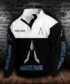 Alternative view of Deutz-Fahr Stehkragen-Sweatshirt