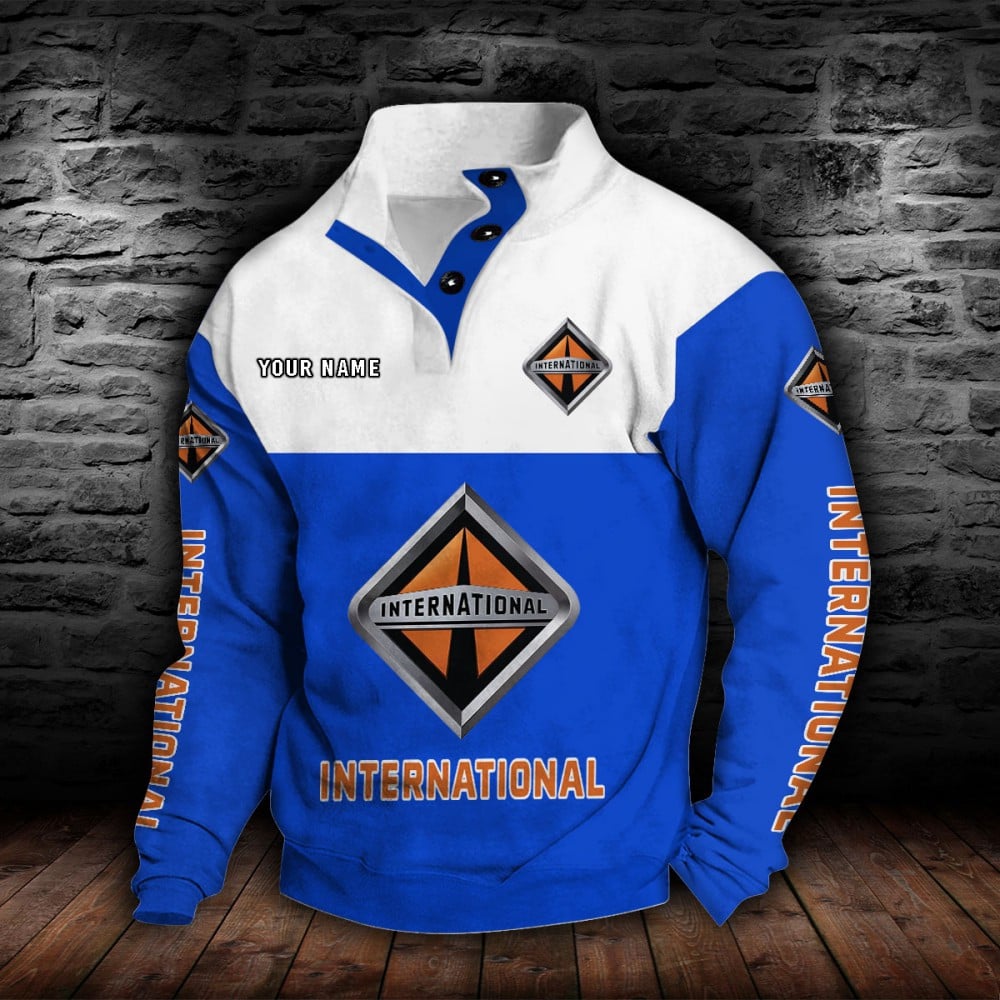 International Stehkragen-Sweatshirt – Bild 3