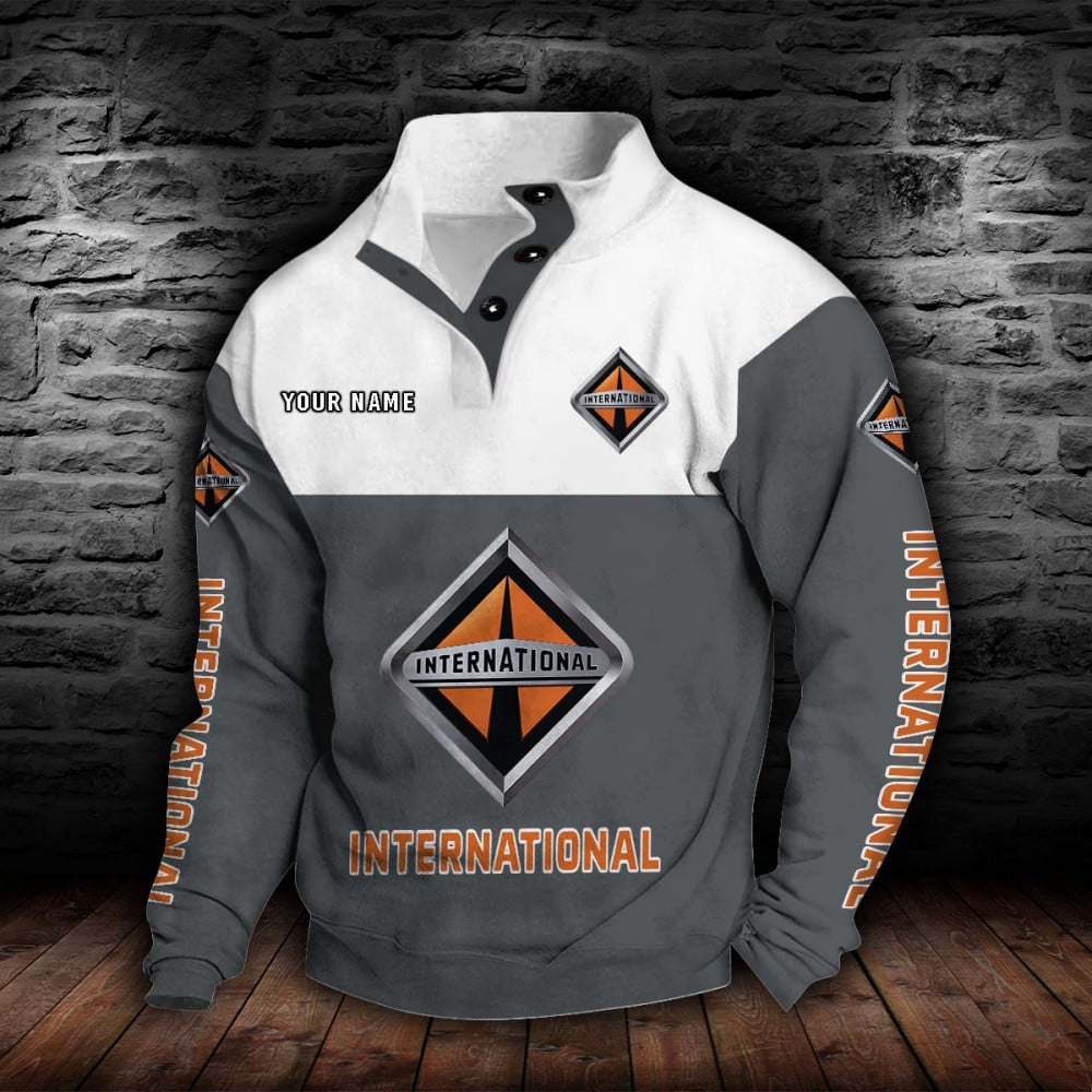 International Stehkragen-Sweatshirt – Bild 5