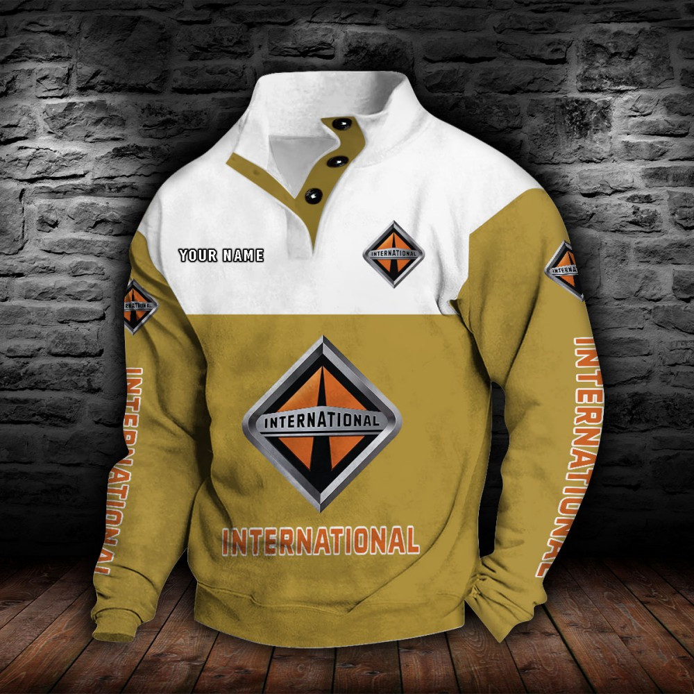 International Stehkragen-Sweatshirt