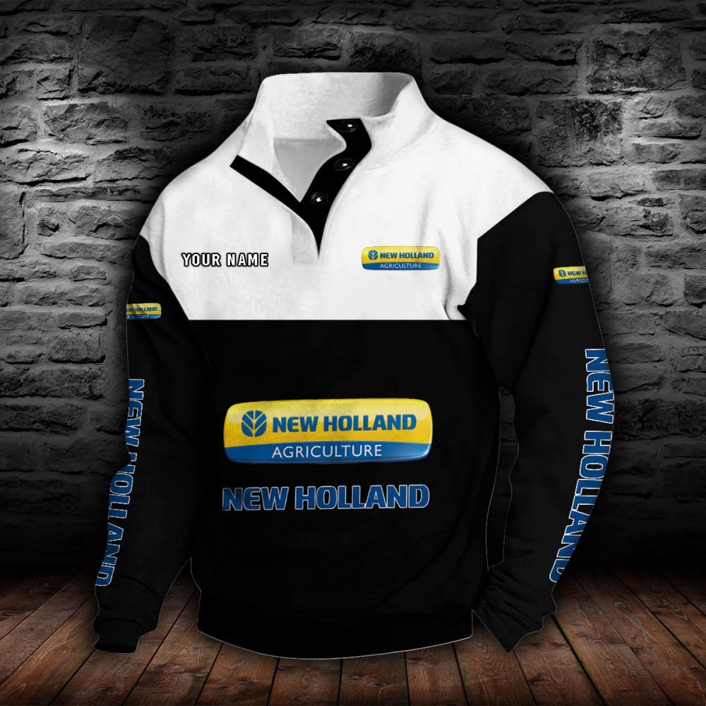 New Holland Stehkragen-Sweatshirt – Bild 2
