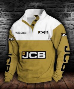JCB Agricultural Tractors Stehkragen-Sweatshirt