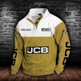JCB Agricultural Tractors Stehkragen-Sweatshirt