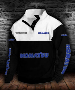 Alternative view of Komatsu Stehkragen-Sweatshirt
