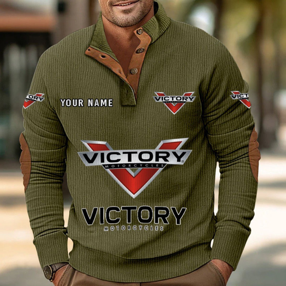 Victory Motorcycles Strickpullover – Bild 8