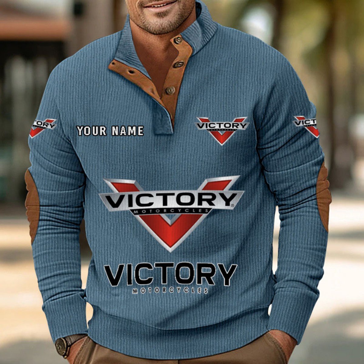 Victory Motorcycles Strickpullover – Bild 9