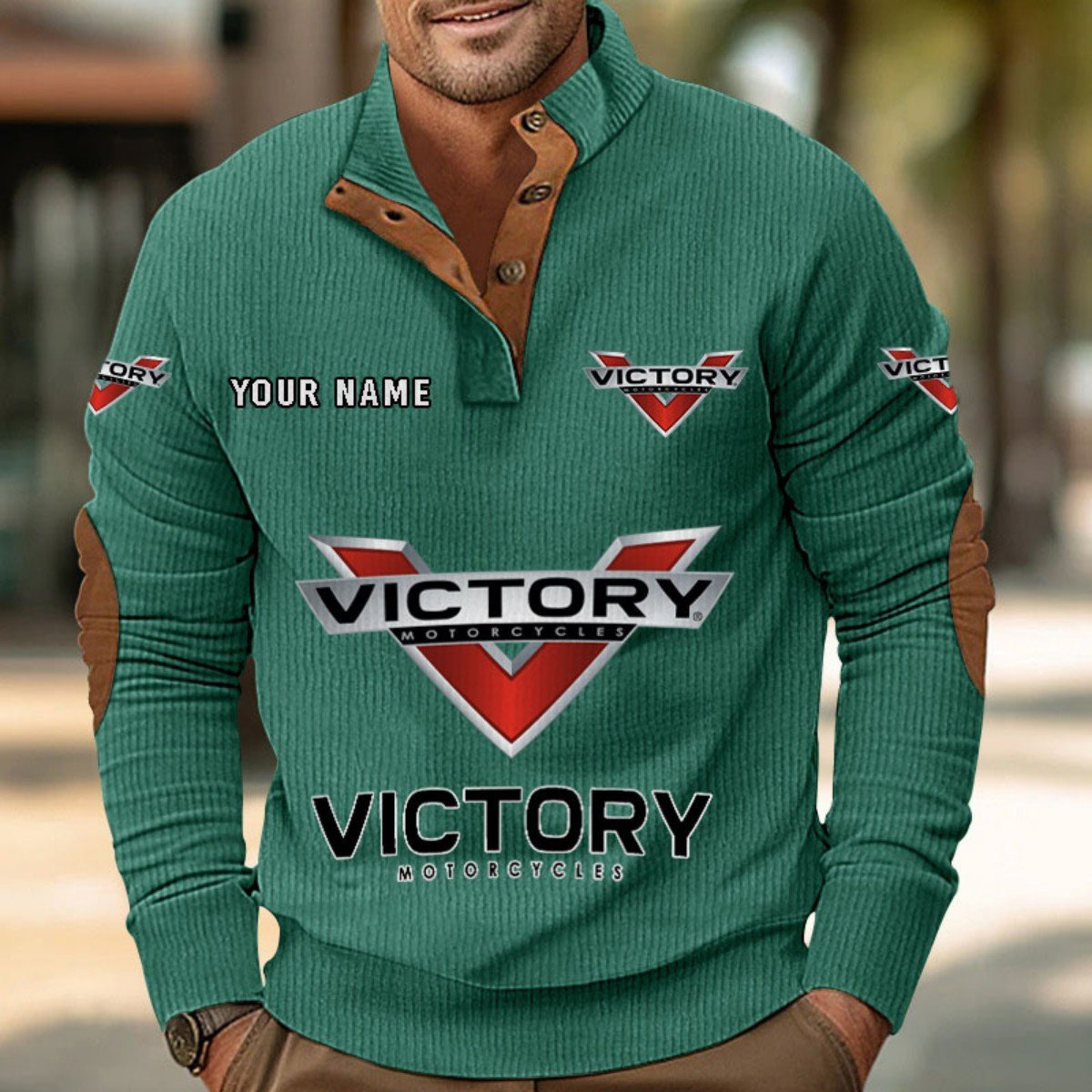 Victory Motorcycles Strickpullover – Bild 10